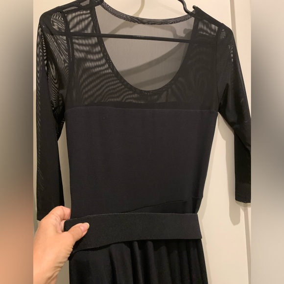 Dresses & Skirts - Black Sheath Cocktail Dress with Long Sleeve